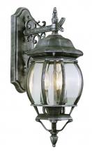  4054 BG - Francisco 3-Light Outdoor Beveled Glass Armed Wall Lantern